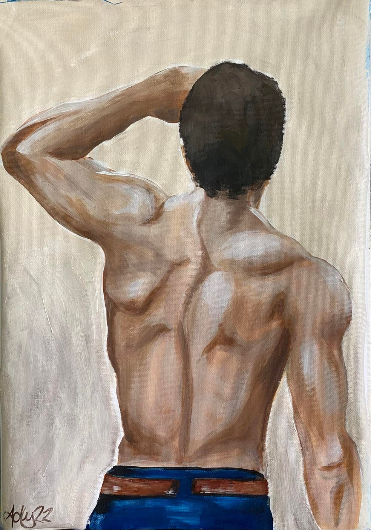 Paint and Sip! Male Torso Event Booking Painting pARTy